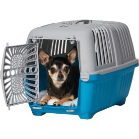 MidWest Spree Plastic Door Travel Carrier Blue Pet Kennel - X Small - 1 count