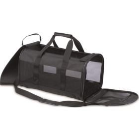 Petmate Soft Sided Kennel Cab Pet Carrier - Black - Large - 20"L x 11.5"W x 12"H (Up to 15 lbs)