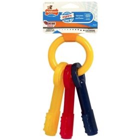 Nylabone Puppy Chew Teething Keys Chew Toy - X Small (For Dogs up to 15 lbs)