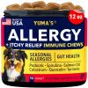 Dog Allergy Chews Itch Relief for Dogs Dog Allergy Relief Anti Itch for Dogs 90 Chews 12 oz